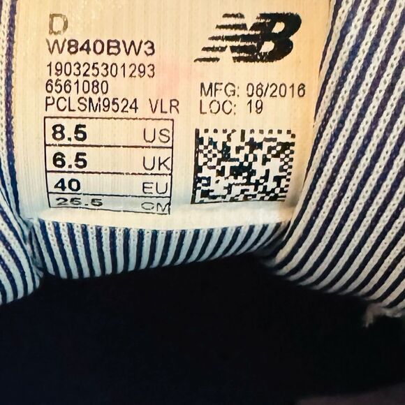 New Balance w840 Running Shoes Size 8.5 - Picture 8 of 8